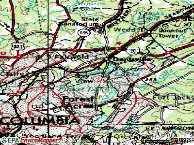 Arcadia Lakes topographic map