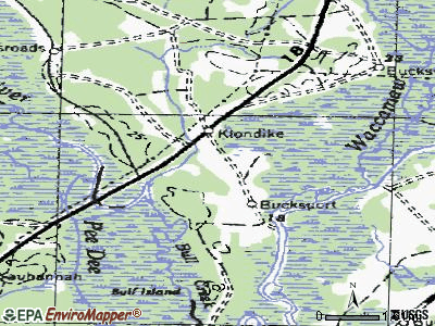Bucksport topographic map