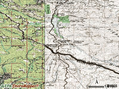 Lexington Hills topographic map