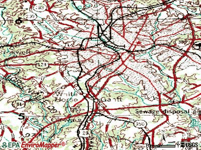 Dunean topographic map
