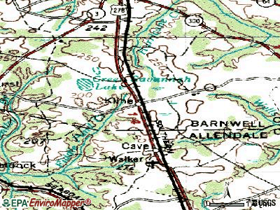 Kline topographic map
