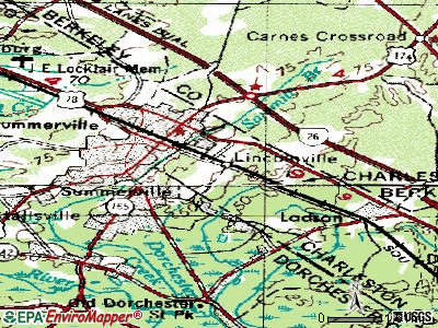 Lincolnville topographic map