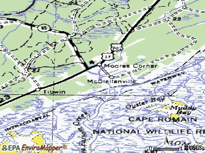 McClellanville topographic map
