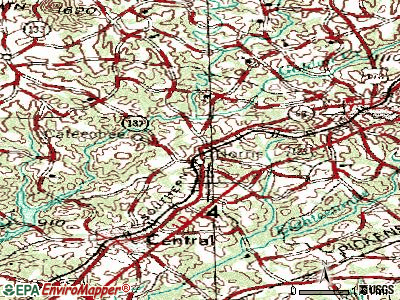 Norris topographic map