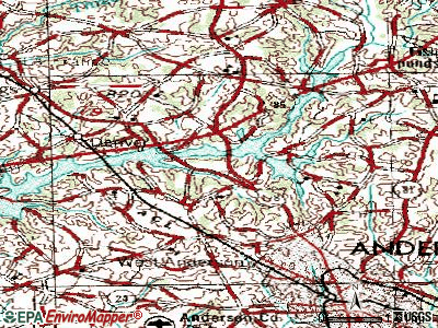 Northlake topographic map