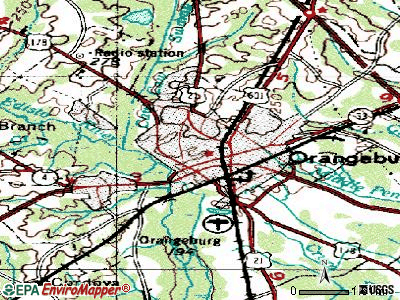 Pamplico topographic map