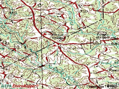 Princeton topographic map
