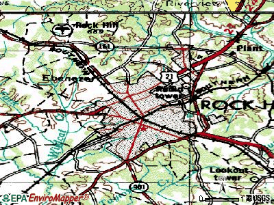 Rock Hill topographic map