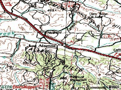 Los Alamos topographic map