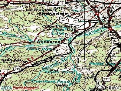 South Congaree topographic map