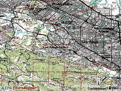 Los Altos Hills topographic map