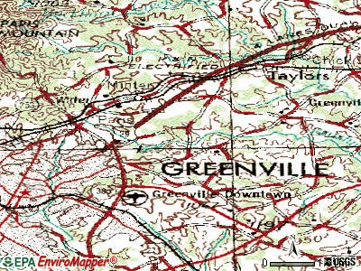 Wade Hampton topographic map