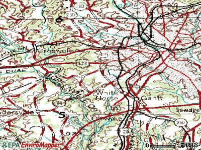 Welcome topographic map