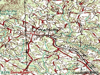 West Union topographic map