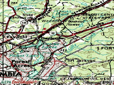 Woodfield topographic map