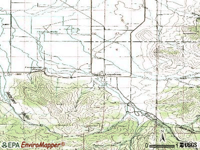 Loyalton topographic map
