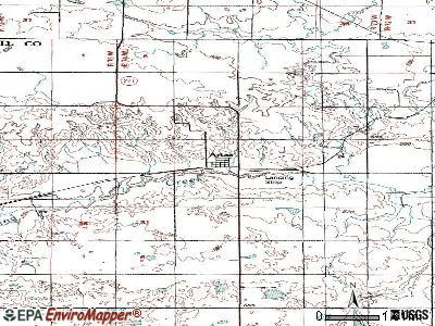 Artas topographic map