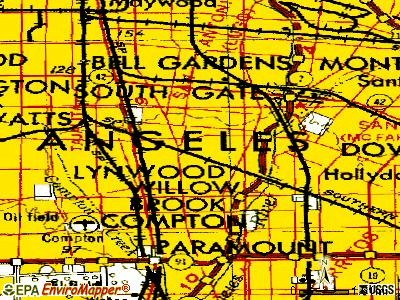 Lynwood topographic map