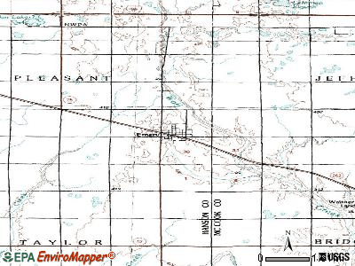 Edgemont topographic map