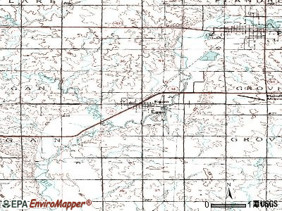 Egan topographic map