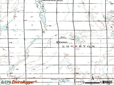 Farmer topographic map