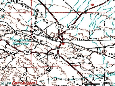 McKittrick topographic map