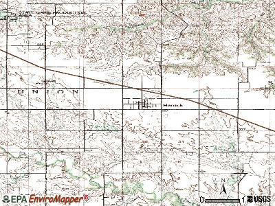 Herrick topographic map