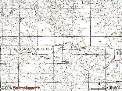 Kranzburg topographic map