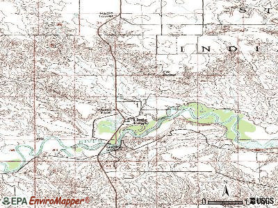 Little Eagle topographic map