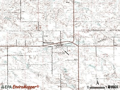 McIntosh topographic map
