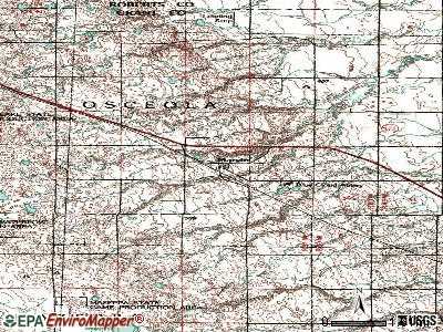 Marvin topographic map