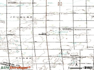 New Holland topographic map