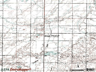Pierpont topographic map