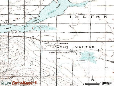 Ravinia topographic map