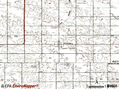 Toronto topographic map