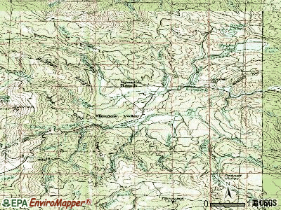 Meadow Valley topographic map