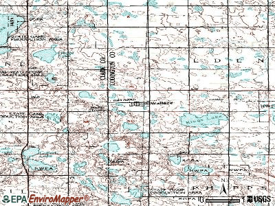Wallace topographic map