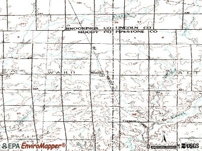 Ward topographic map