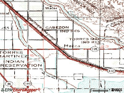 Meiners Oaks topographic map
