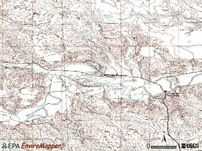 Whitehorse topographic map