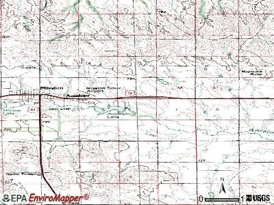 White Horse topographic map