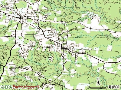 Allardt topographic map
