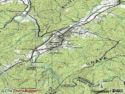 Banner Hill topographic map