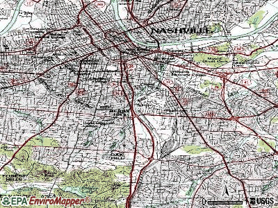 Berry Hill topographic map