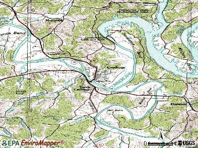 Carthage topographic map