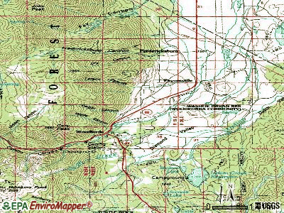 Mesa Vista topographic map
