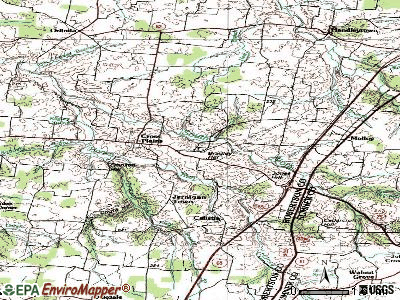 Cross Plains topographic map