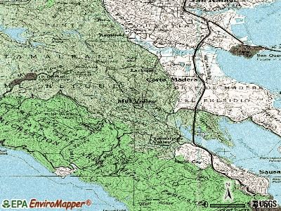 Mill Valley topographic map