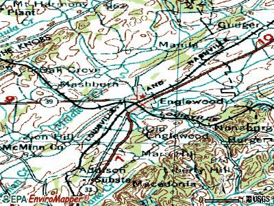 Englewood topographic map