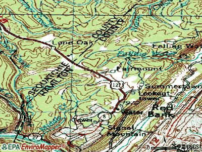 Fairmount topographic map